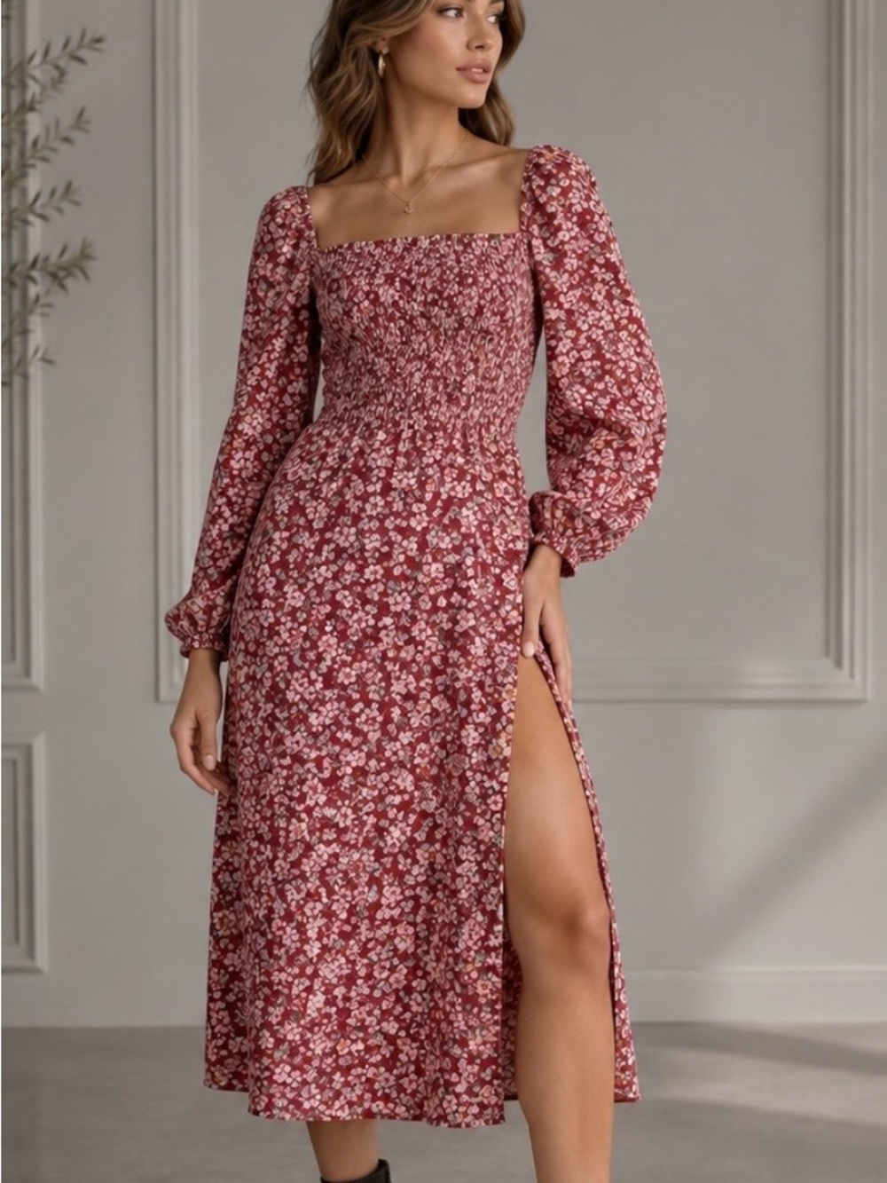 Reformation cello midi dress NWT size M